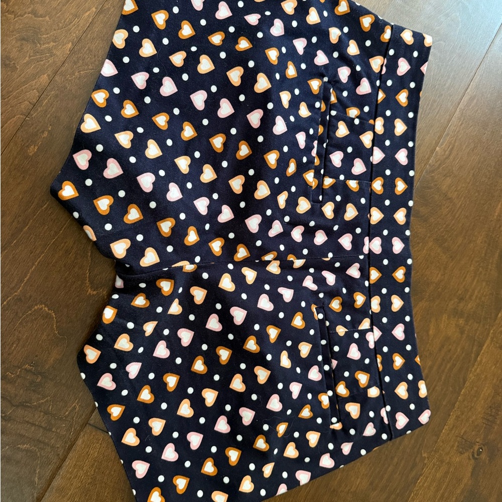 J.Crew Heart Print Chino Shorts